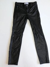 Abercrombie Vegan Faux Leather Kids Pants Size 11/12 Black