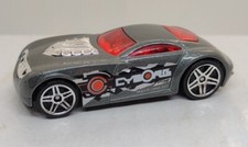 2003 Hot Wheels SIR OMINOUS - Gray Car Cyborg Speed Racing - FREE SHIPPING