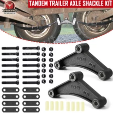 New Tandem Trailer Axle Shackle Kit Heavy Duty Steel for Double Eye Spring US