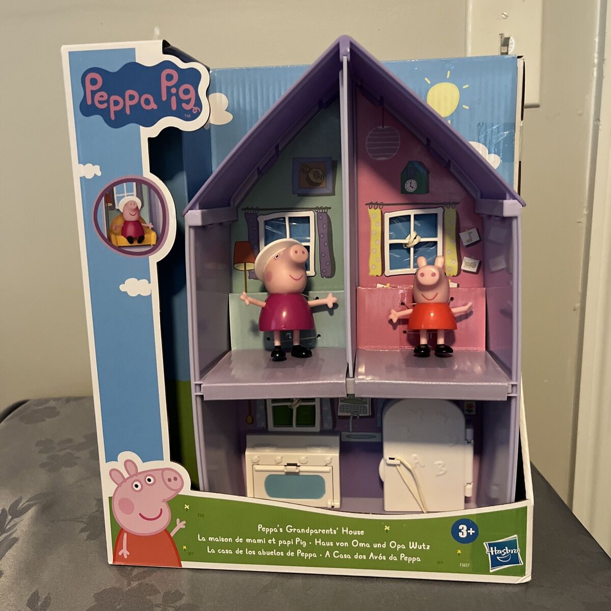 PEPPA PIG Peppa's Grandparents House Play Set Toy RARE! Ages 3+ NEW!!