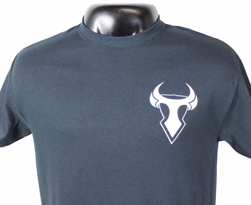 New BULL-IT JEANS Motorcycle T-SHIRT Black Medium UK British Biker Apparel NWOT - Picture 3 of 4