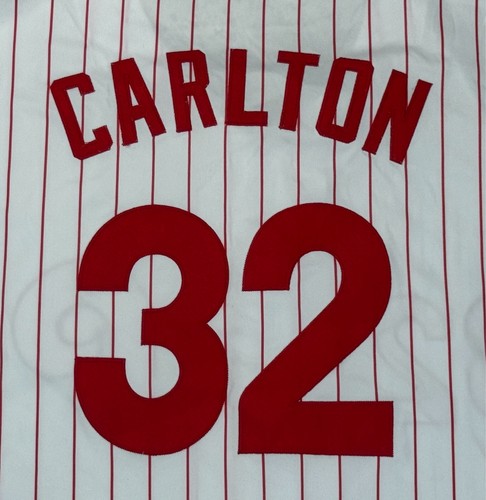 Mitchell & Ness MLB Phillies #32 Steve Carlton Centennial Zip Jersey Size 52 - Picture 11 of 12