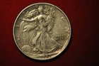 1943 Walking Liberty Half Dollar 90% Silver