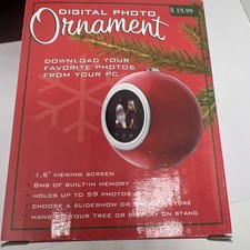 NEW Digital Photo Ornament Download Your Favorite Photo From PC
