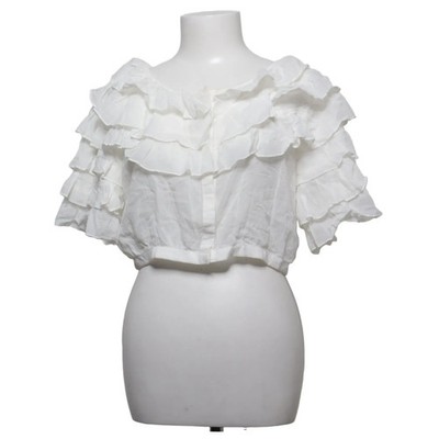 H&M Trend, Top, Größe: 38, Schwarz, Baumwolle, Einfarbig, Damen #5Q4