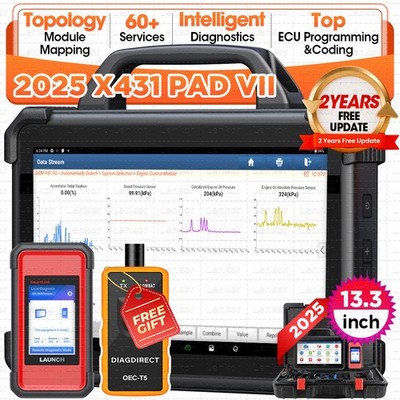 2025 LAUNCH X431 PAD VII ELITE PAD 7 Pro Car Diagnostic Scanner Key Programming