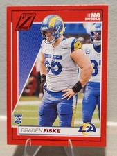 2024 Panini Zenith - Rookies Braden Fiske #110 No Huddle Autographs (AU, RC)