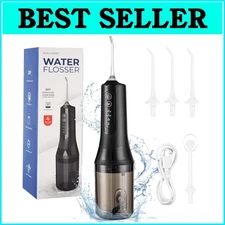 Portable Cordless Dental Flosser with 260ml Water Tank - Deep Cleaning Solution