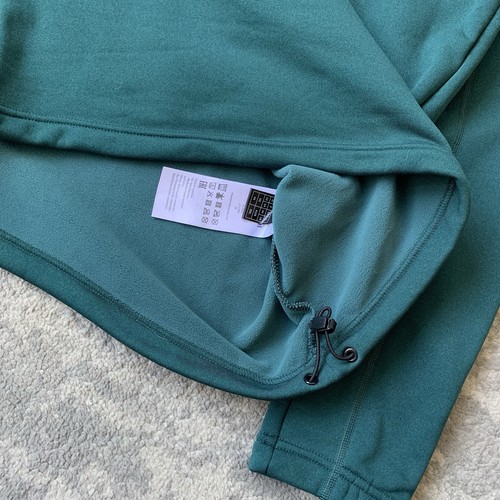 Schoffel Fleece Green Large Annan Technical 1/4 Zip Sweater Country Thermal Hike - Picture 9 of 13