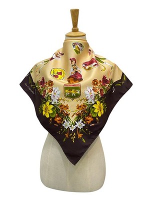 Vintage Karl Lagerfeld Silk Scarf