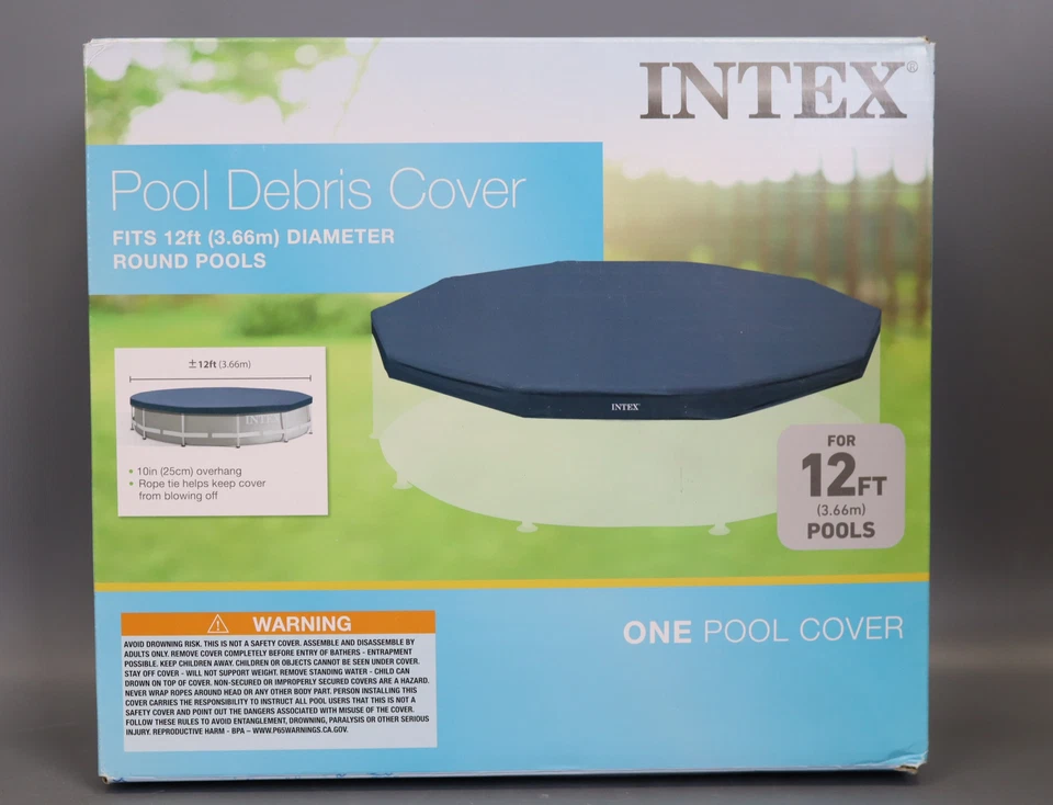 Intex Swimming Pool Cover  Fits 12 ft.  Pools - Image 3 of 3