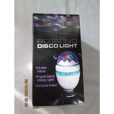 Rotating Disco Light perfect for parties fits most fixtures