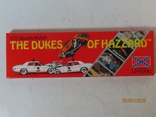 1980's Unisonic The Dukes of Hazzard LCD Quartz Watch new in the original box