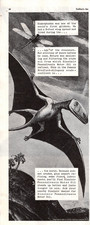 1938 Dimorphodon Dinosaur Original Sinclair Oil ad