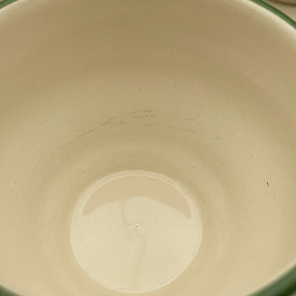 Vintage Franciscan Ivy Coffee Tea Cups Set of 3 Hand Painted Leaves with Saucers - Image 3 of 4