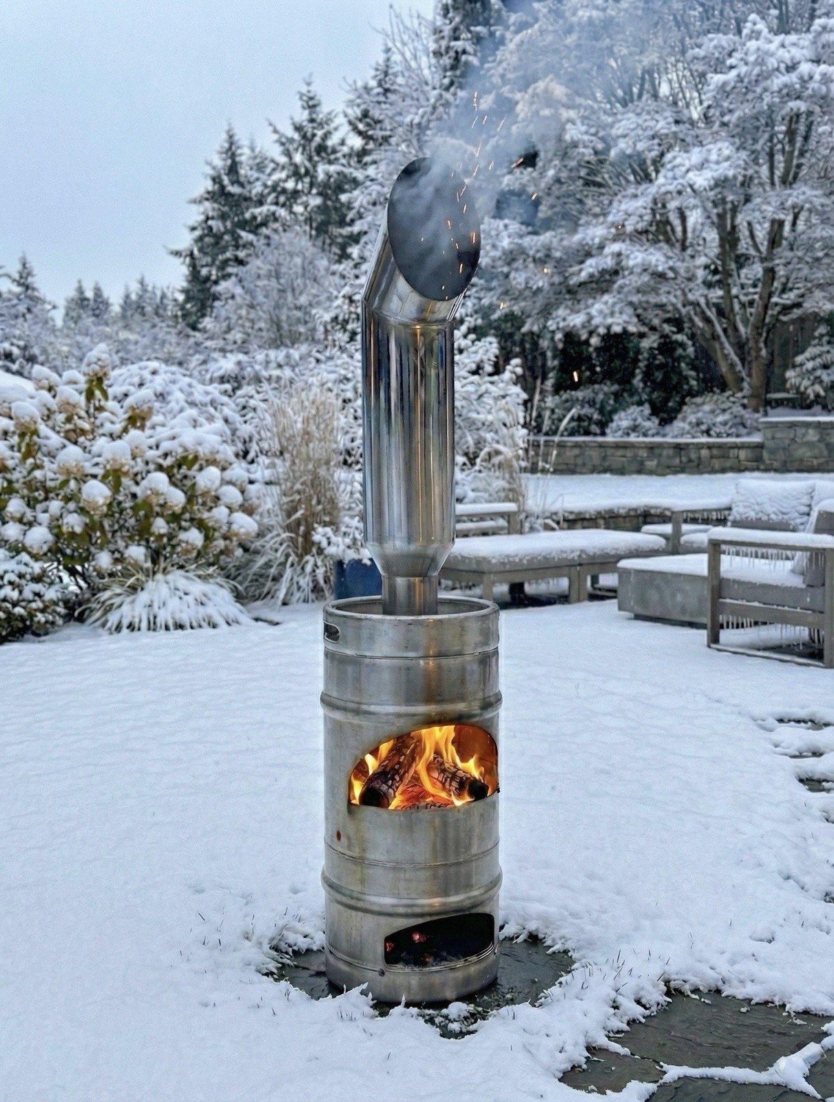 🔥 Stainless Steel Outdoor Heater / Patio Stove