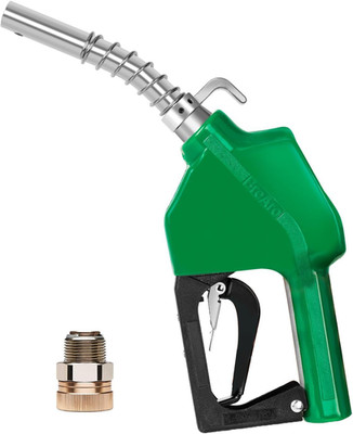 3/4'' NPT Automatic Fuel Nozzle with Hanging Hook, 3-Speed Padlock, Auto Shut off