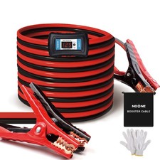 2 Gauge 20ft Heavy Duty Jumper Cables For Car Battery Jump Start