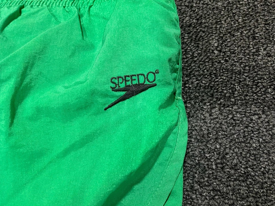 Bañador Speedo para hombre verde mediano talla grande Foto 2 de 4