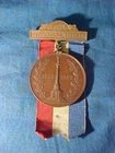 1893 CIVIL WAR GETTYSBURG VETERAN NY Day MONUMENT Dedication BRONZE MEDAL
