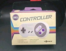 SUPER NINTENDO SNES Video Game Wired Controller BY TOMEE New Open Box