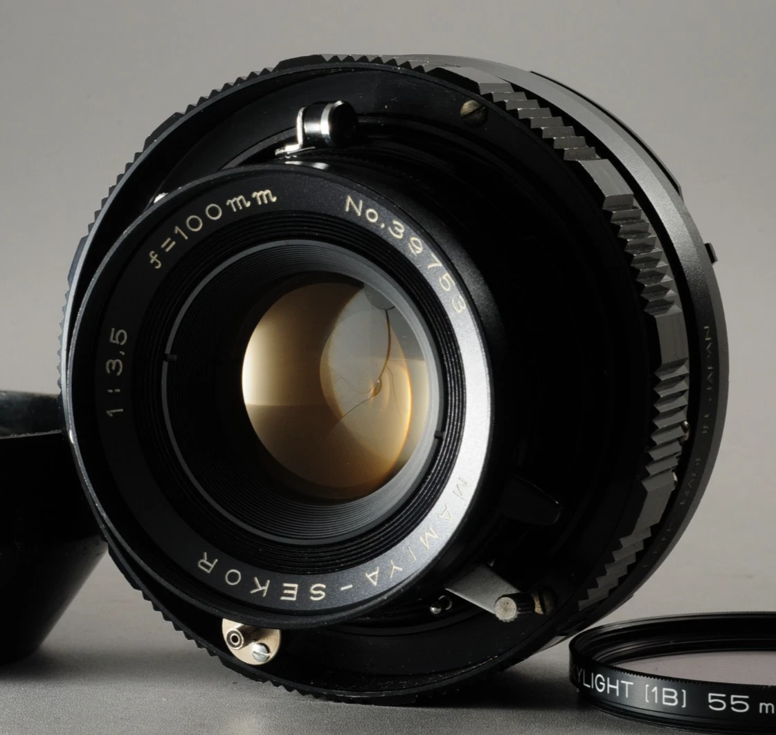 昭和レトロ ビンテージ MAMIYA UNIVERSAL f=100mm Mamiya Universal Medium Format Packfilm Camera with 100mm Lens