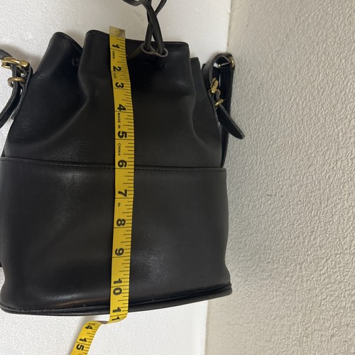 Vintage COACH #9804 Equestrian Drawstring Black - Picture 7 of 13