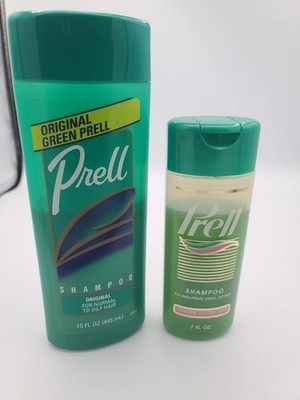 Vintage Prell Shampoo For Normal To Oily Hair 7 fl oz And 15 Oz Normal To Oily