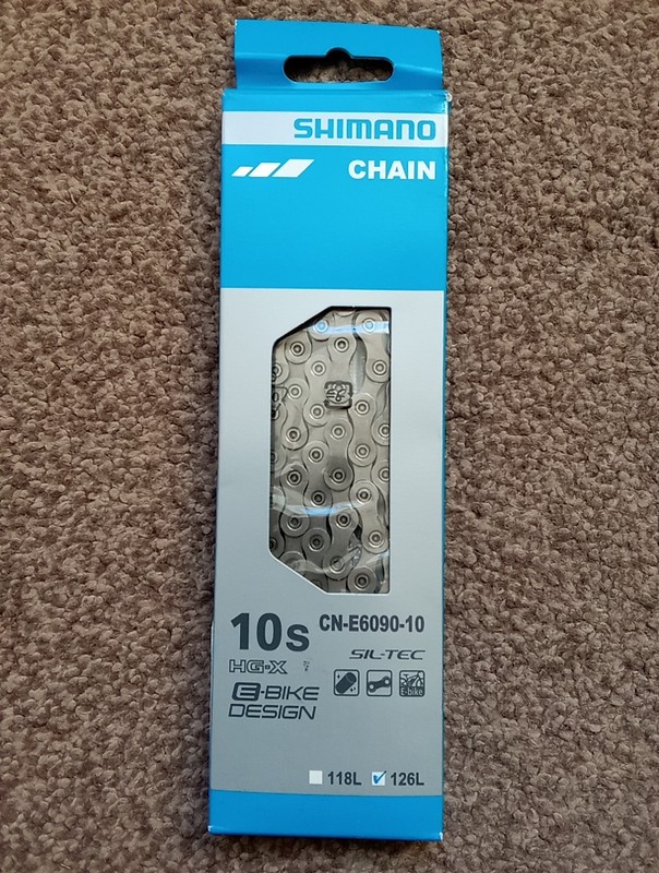 Shimano 10 Speed  CNE6090-10 HG-X E-Bike Chain (Brand New) 126 Link