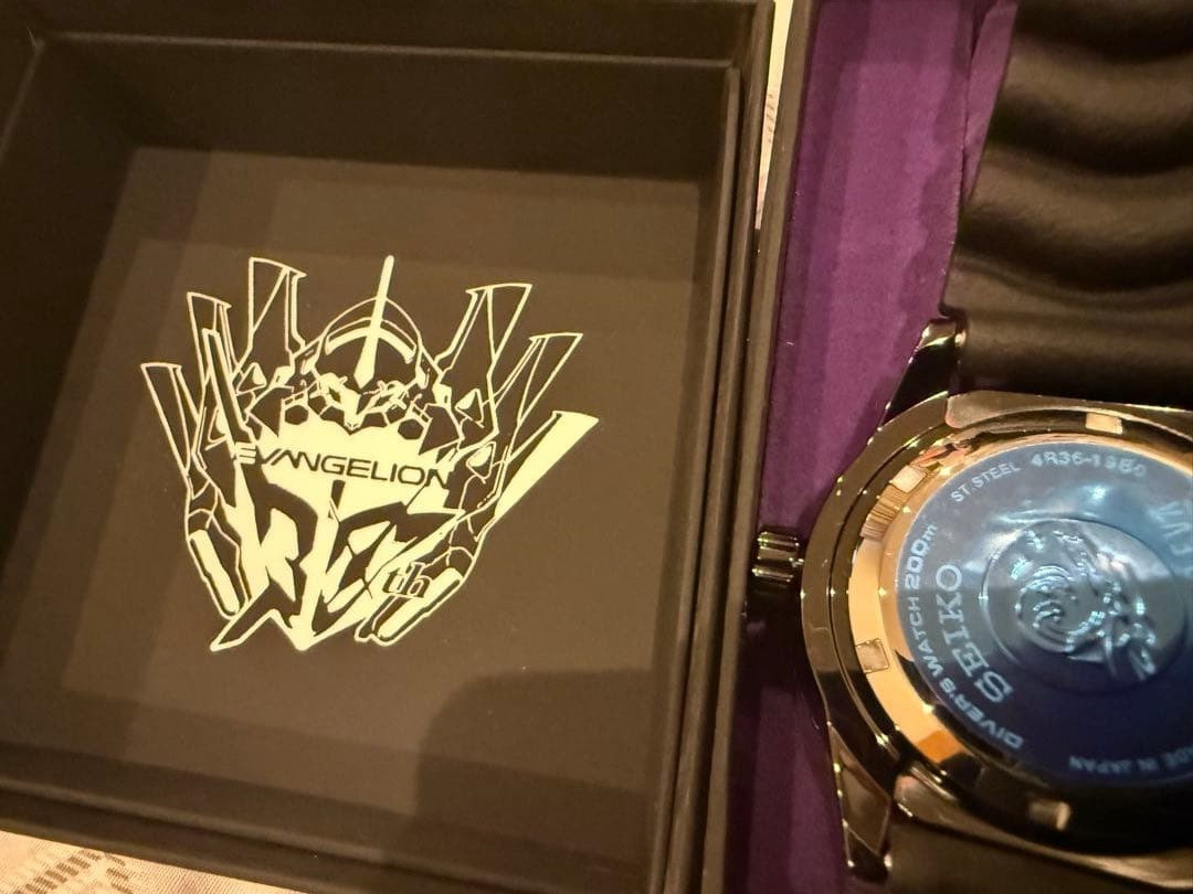 Seiko x Evangelion watch Limited to 300 EVA-01 DIVER'S WATCH EVA-01 MODEL New image 3