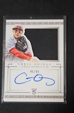 2014 Panini National Treasures RC Silhouette Autographs Chris Owings 46/99