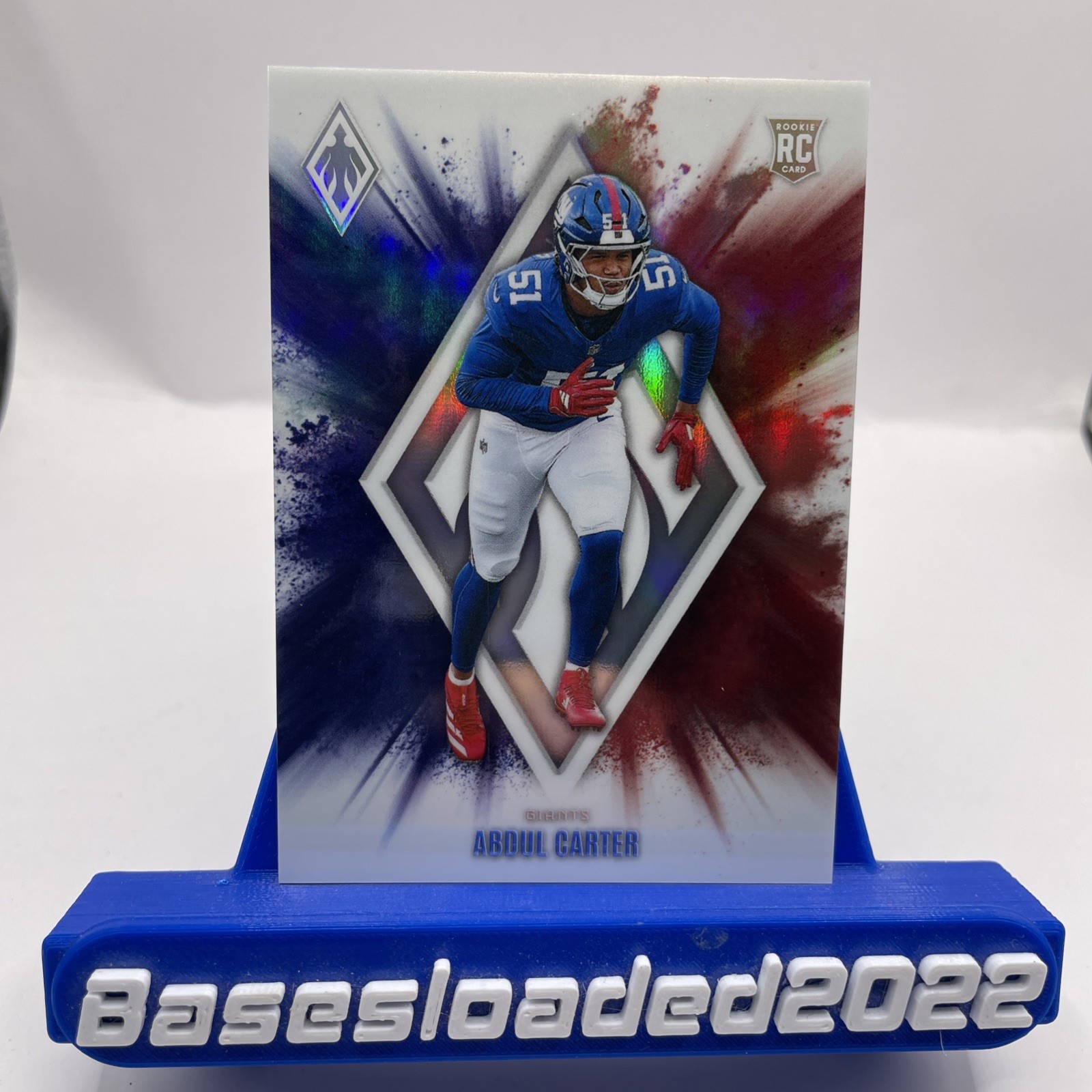 2025 Panini Phoenix - Color Blast Abdul Carter #6 (RC) New York Giants Case Hit