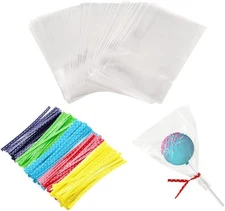 100PCS Small Cellophane Bags, 3x4 OPP Rice Inch (Pack of 100), Clear 
