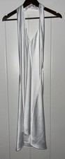 Show Me Your MuMu Luxe Satin Halter Slip Mini Dress Women XL NEW Bridal Shower