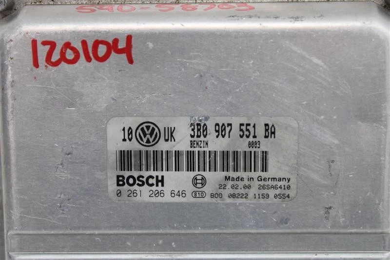 ORDENADOR ECU ECM AUDI A6 PASSAT 1999 99 00 01 2.8 ECU 3B0907551BA 815083 Foto 3 de 4