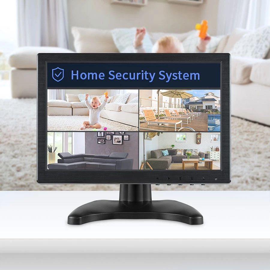 10.1" Security Camera Monitor w/Built-in Speaker for Gaming Raspberry Pi PS3/4 - Image 2 of 4