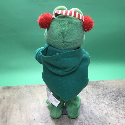 Gemmy Christmas Frog Animated Plush Hip Hop Shawty Get Low Motion Music ...