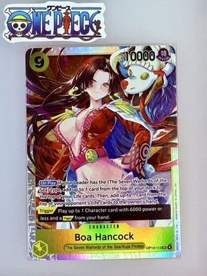 One Piece Card Game   COLOR: YELLOW OP14-112 BOA HANCOCK SR FOIL NM TCG ENG