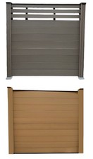 Composite Fence Complete Strong Boards and Aluminium Component
