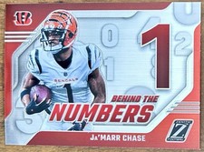Panini 2023 Zenith Behind the Numbers Ja'Marr Chase #11 Bengals NFL