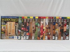 Group of 20 Back Issues of Woodcraft Magazine - See Description for List