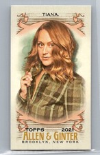 2021 Topps Allen Ginter 229 Sarah Tiana Mini A & G Back SP RC Roast of Tom Brady