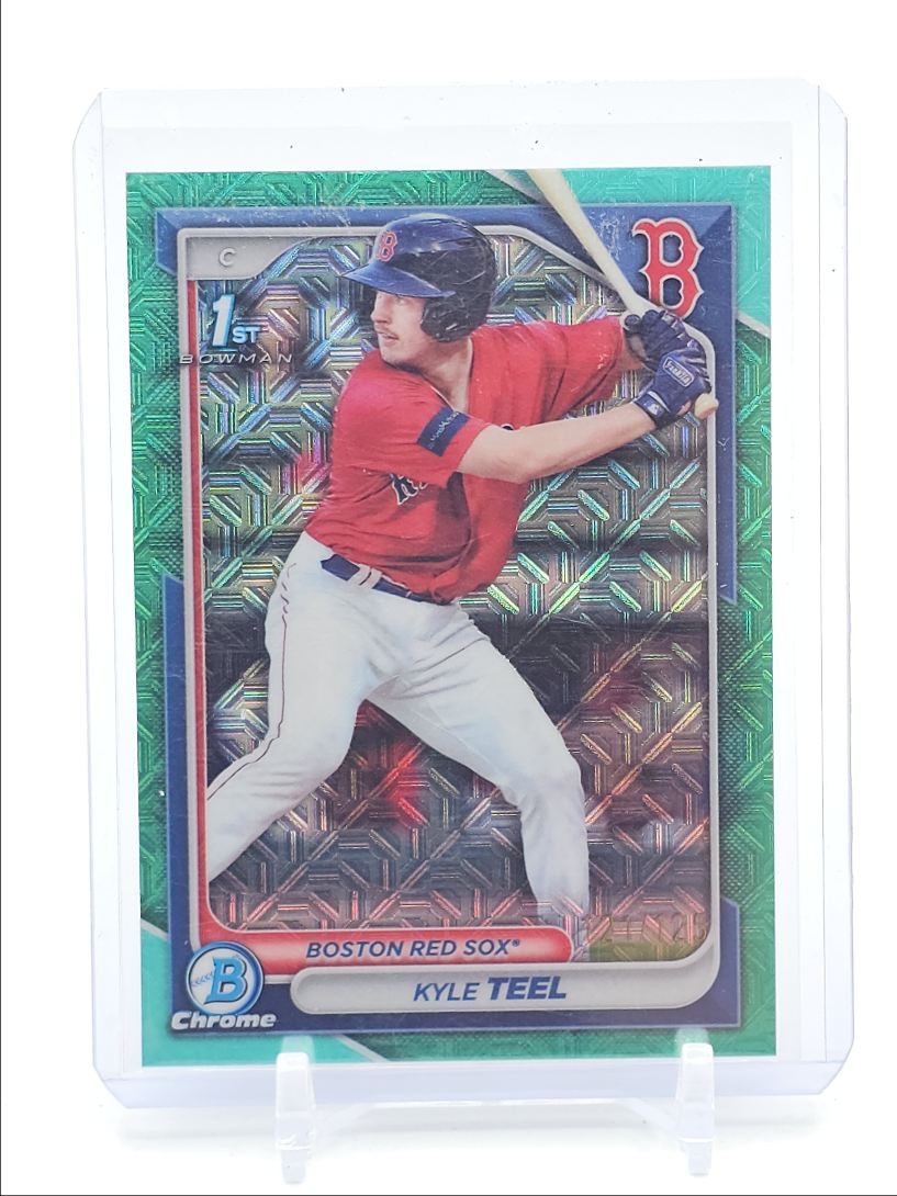 KYLE TEEL 2024 BOWMAN CHROME 1ST AQUA MEGA BOX /125 Q6930