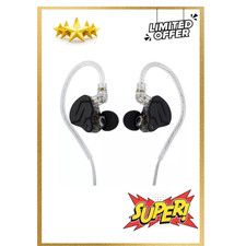 Linsoul KZ ZSN PRO X Dual Driver 1BA 1DD Hybrid Metal Earphones HiFi in-Ear Moni