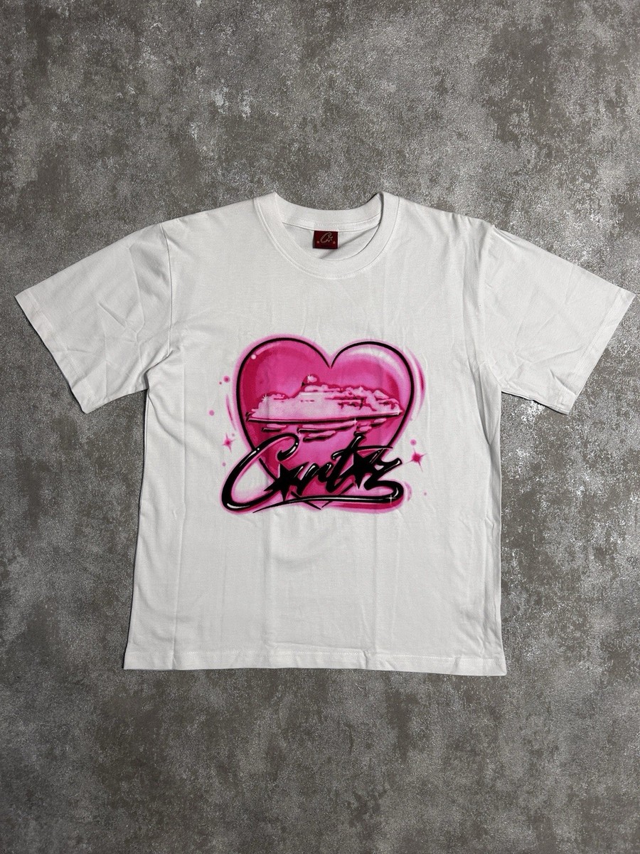 Corteiz Alcatraz Heart T-Shirt Men's Small | Rare Big Logo