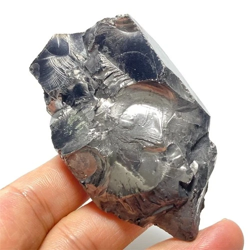 46g  ELITE Noble Natural Fullerene Shungite Crystal Raw Healing Stone K988
