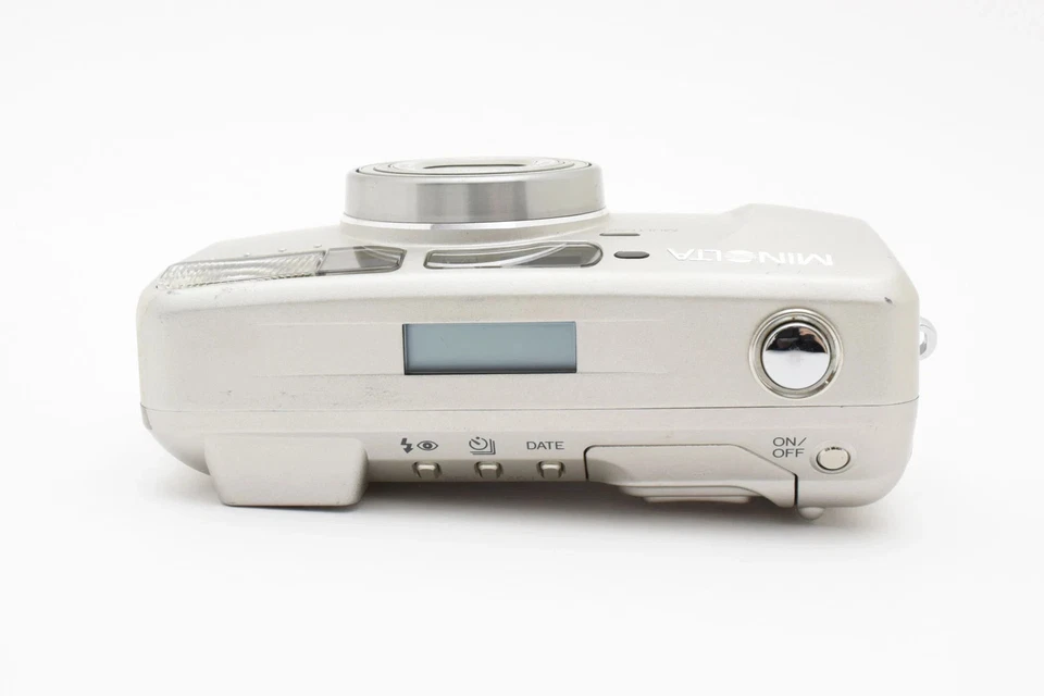 [Casi COMO NUEVA] Cámara fotográfica Minolta Capios 150S plateada apuntar y disparar 35 mm de JAPÓN Foto 3 de 4