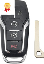 Replacement Key Fob Shell fit for Ford Fusion Explorer Mustang Edge Black