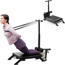 Nordic Curl Machine, Adjustable Hamstring Curl Bench, Glute Machine with Bands a