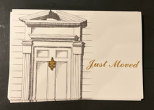 (10) Just Moved announcements in original box...